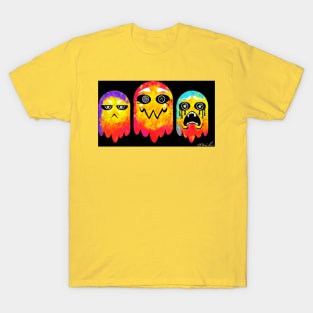 Spooked Ghosts (orange) T-Shirt